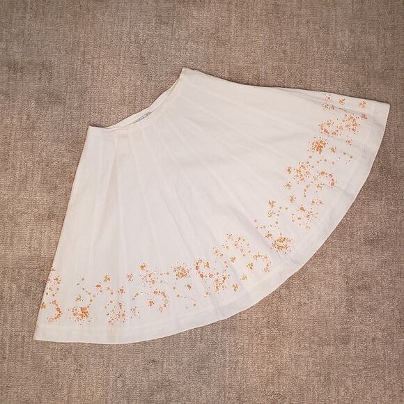 🌻3 for $18 I.C.E. Linen Blend Beaded Sequined Skirt - Picture 2 of 4